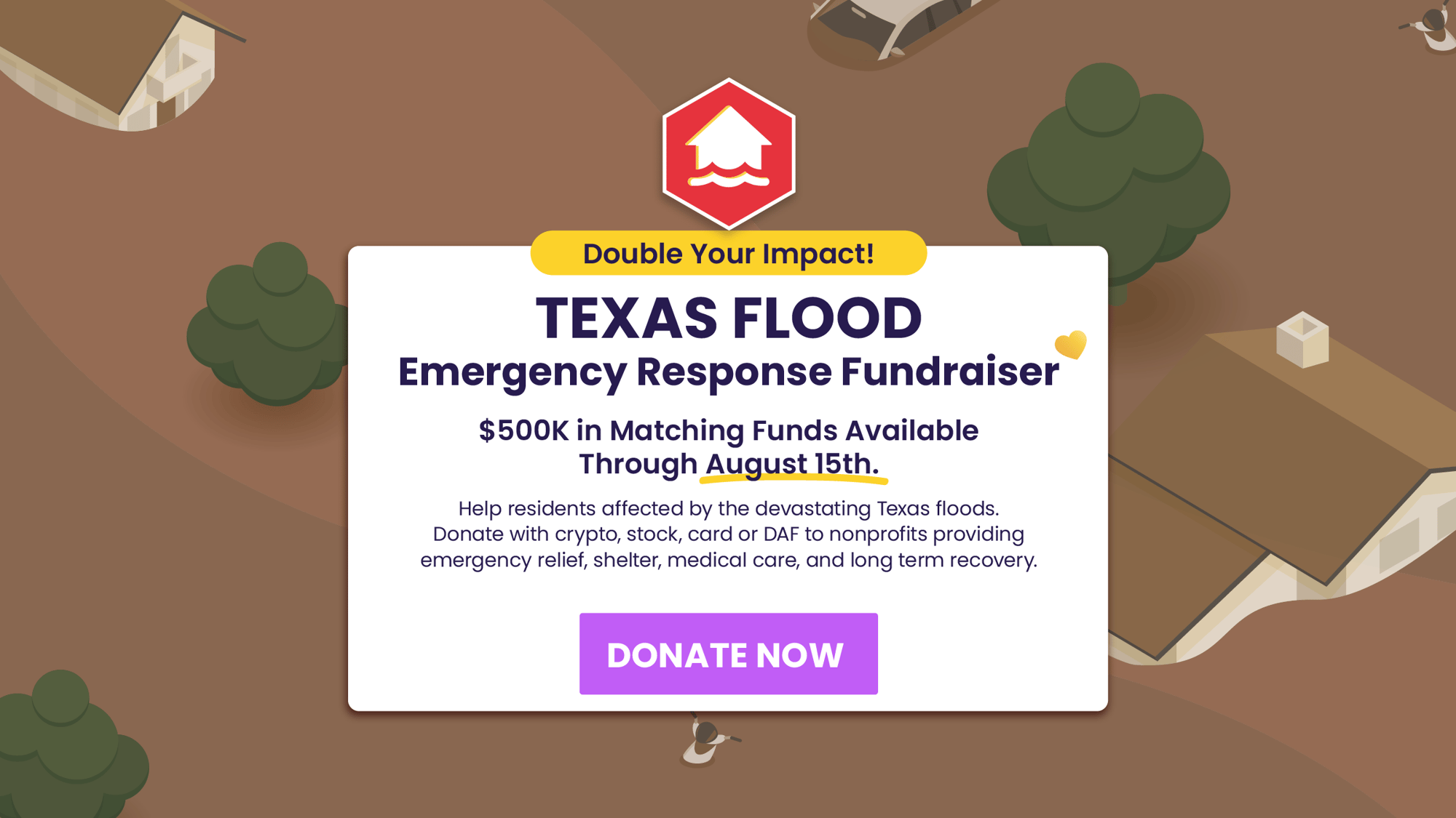 Texas Flood Emergency Response Fundraiser Match Extension